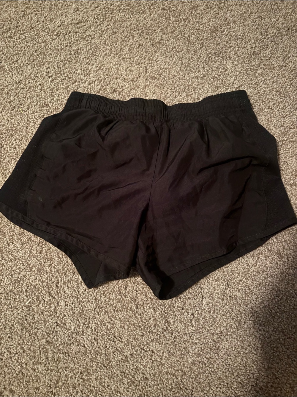 Black girls Athletic Shorts - Lightweight Run/Training Shorts